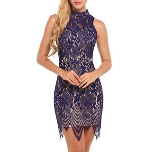 Halter Backless Lace Dress ☀️